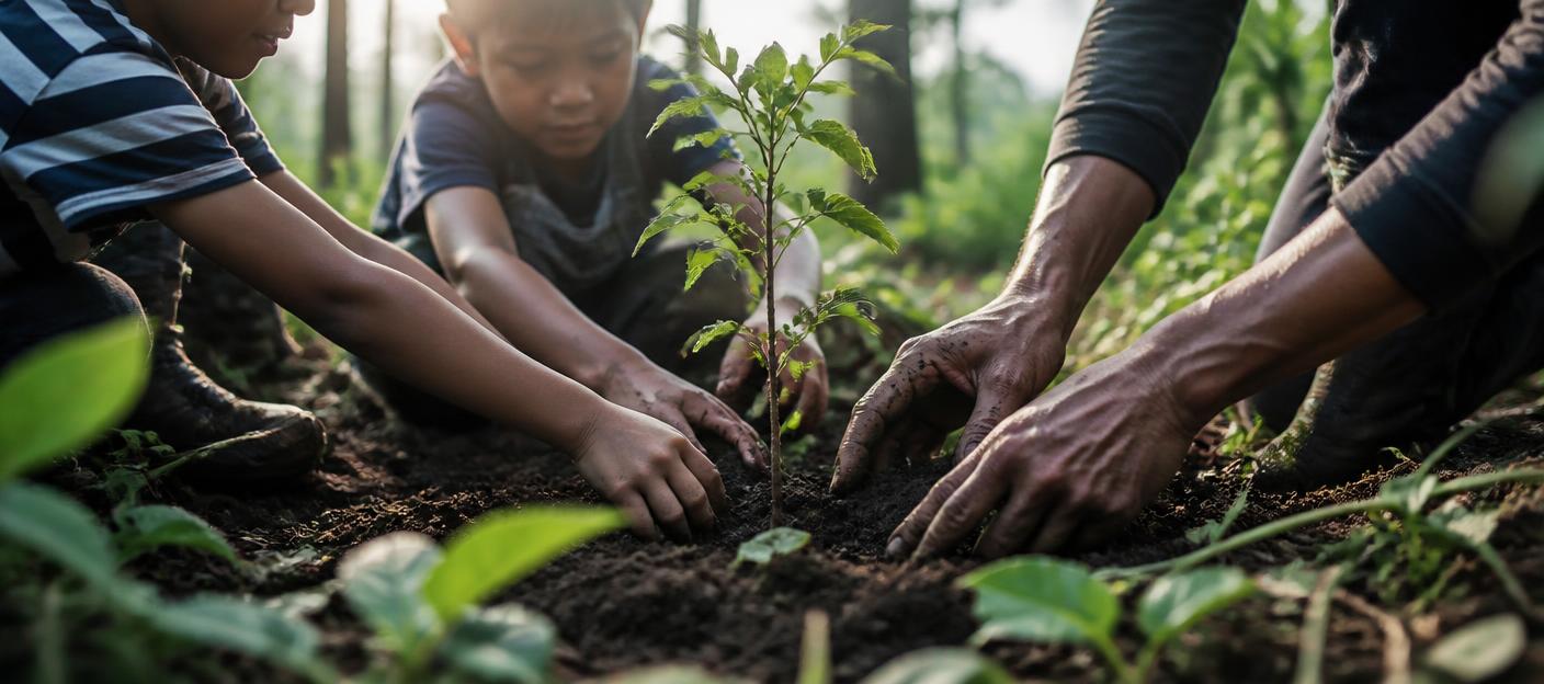 Capa da campanha Plante Árvores
